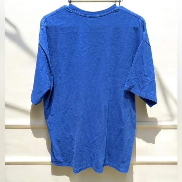 Blue Graphic T-Shirt with space cat XL - Picture 2 of 4